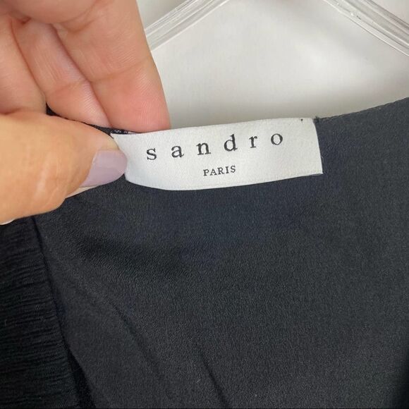 Sandro Lace Midriff Dress - Picture 3 of 11